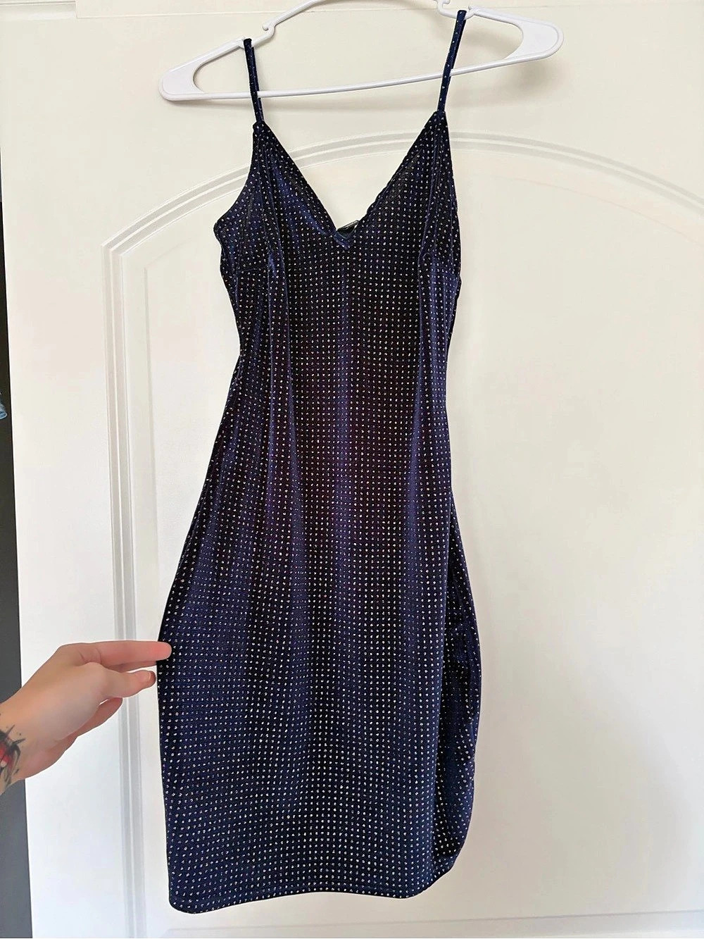 Windsor Black Studded Mini Dress Like New